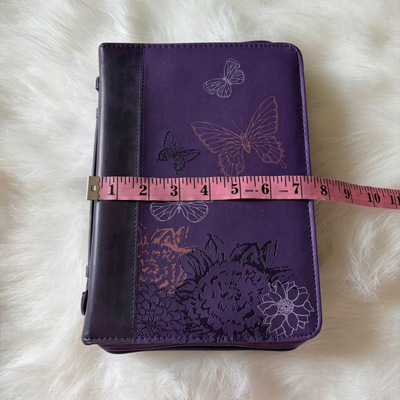 Christian Art Gifts Butterfly Bible Cover - Picture 9 of 13